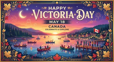 Happy Victoria Day 2026 Festival Poster Template - Free Happy Victoria Day 2026 Download
