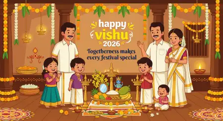 Happy Vishu 2026 Wishes Festival Wishes Malayalam - Free Happy Vishu 2026 Wishes Download