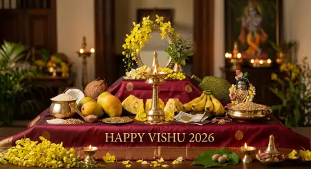 Happy Vishu 2026 Wishes In English With Meaningful Quotes And Blessings - Free Happy Vishu 2026 Wishes Download