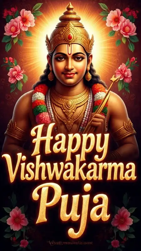 Happy Vishwakarma Puja 2025 Wishes - Free Happy Vishwakarma Puja Wishes Download