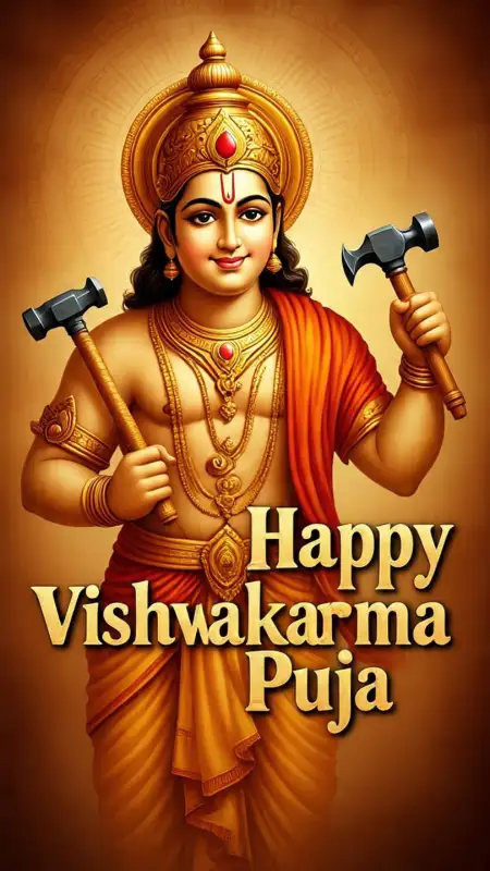 Happy Vishwakarma Puja 3D Images - Free Puja Images Download