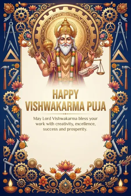 happy vishwakarma puja greeting card images 2026 2 - Wishes