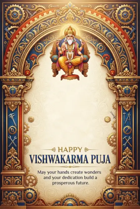 happy vishwakarma puja instagram wishes 2026 - Happy Durga Puja