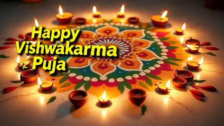 Free Happy Vishwakarma Puja Transparent PNG Background Download