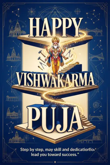 happy vishwakarma puja wishes 2026 facebook post - Happy Durga Puja