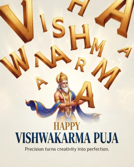 happy vishwakarma puja wishes 2026 for whatsapp - Happy Durga Puja