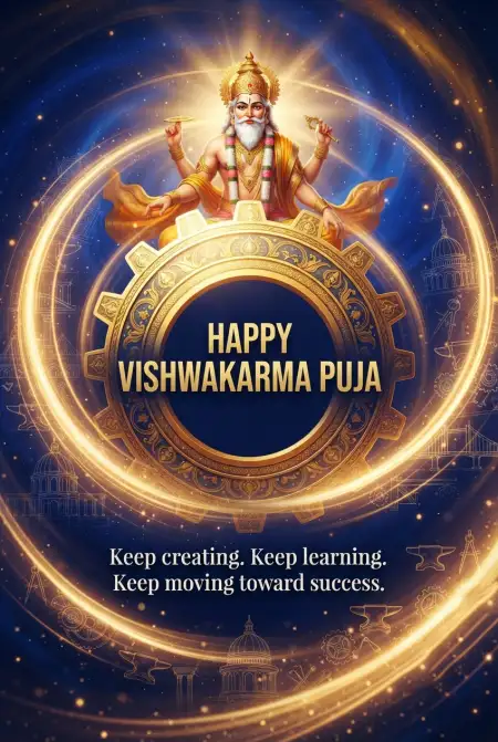 happy vishwakarma puja wishes 2026 instagram story - Happy Durga Puja
