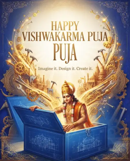happy vishwakarma puja wishes 2026 social media post 2 - Wishes