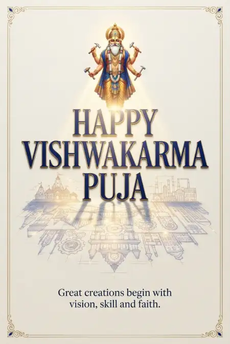 happy vishwakarma puja wishes 2026 whatsapp status 2 - Wishes