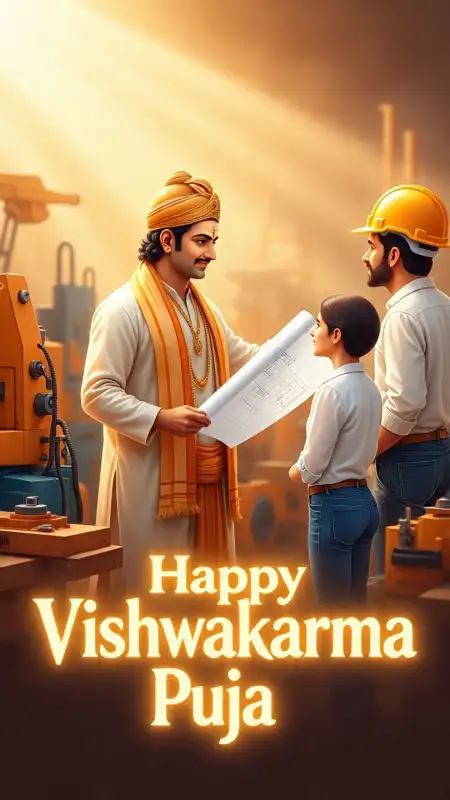 Happy Vishwakarma Puja Wishes For Carpenter And Labour - Free Happy Vishwakarma Puja Wishes Download