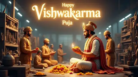 Happy Vishwakarma Puja Wishes For Clients And Customers - Free Happy Vishwakarma Puja Wishes Download