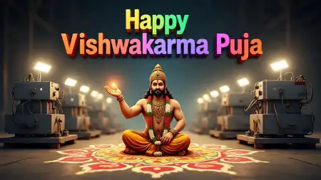 Happy Vishwakarma Puja Wishes For Construction Workers - Free Happy Vishwakarma Puja Wishes Download