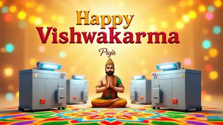 Happy Vishwakarma Puja Wishes For Workers - Free Happy Vishwakarma Puja Wishes Download