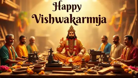 Happy Vishwakarma Puja Wishes Hd Wallpaper - Free Happy Vishwakarma Puja Wishes Download