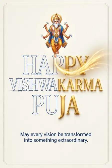 happy vishwakarma puja wishes in hindi 2026 - Happy Durga Puja