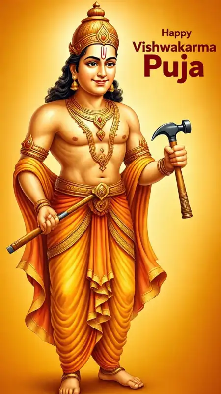 Happy Vishwakarma Puja Wishes In Hindi - Free Happy Vishwakarma Puja Wishes Download