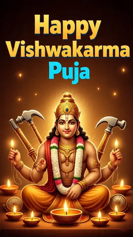 Free Happy Vishwakarma Puja Wishes Status Image Download