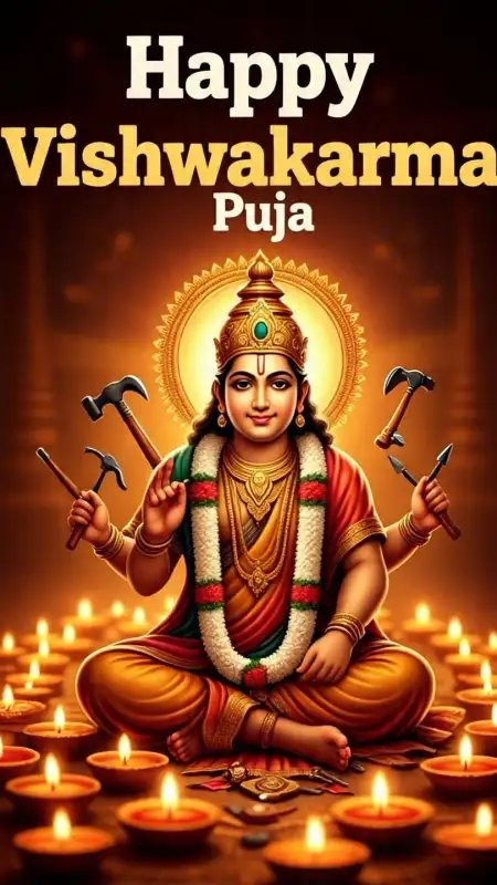 Happy Vishwakarma Puja Wishes Wallpaper Free Download - Free Happy Vishwakarma Puja Wishes Download