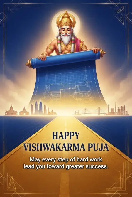 happy vishwakarma puja wishes with lord vishwakarma 2026 - Happy Durga Puja