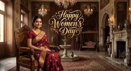 Happy Womens Day Wishes Luxury Design Poster - Free Happy Womens Day Wishes Download