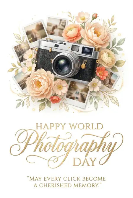 Free Happy World Photography Day 2026 Image Download