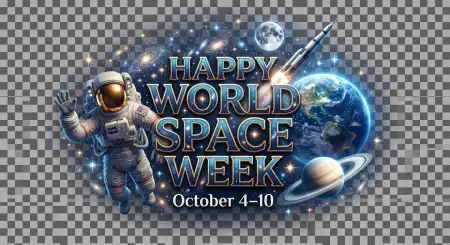happy world space week greetings - World Space Week 2026