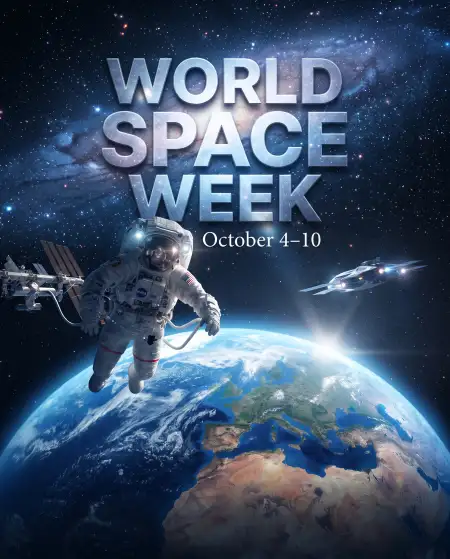 happy world space week png - World Space Week 2026