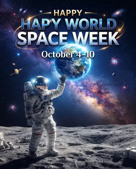 happy world space week - World Space Week 2026