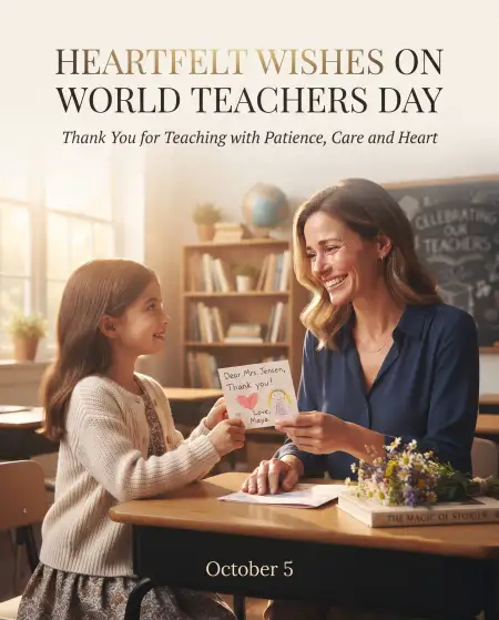 happy world teachers day 2026 heartfelt message - World Teachers Day 2026