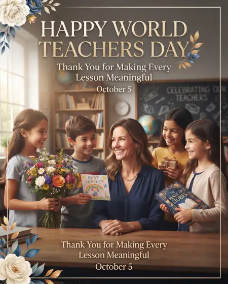 happy world teachers day october 5 2026 - World Teachers Day 2026