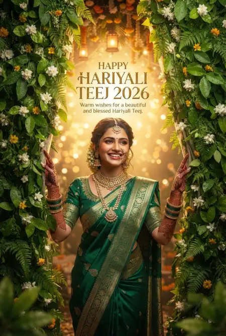 hariyali teej 2026 hd images - Happy Hariyali Teej 2026