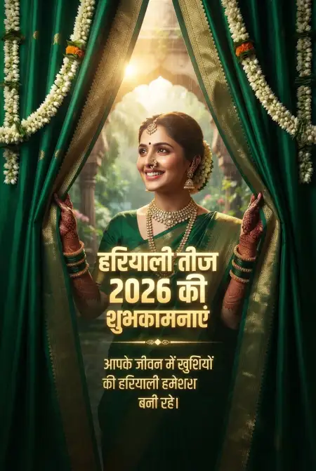 hariyali teej 2026 instagram story - Happy Hariyali Teej 2026