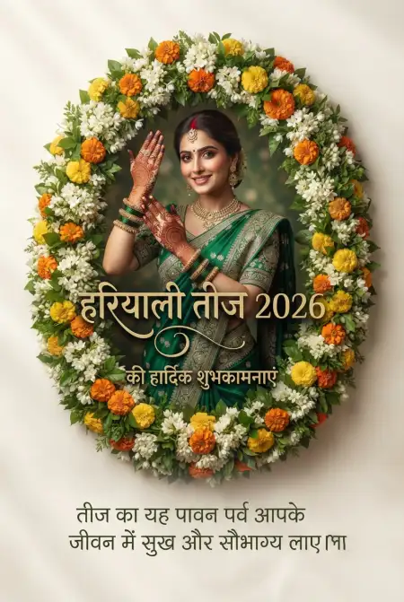 hariyali teej 2026 shiv parvati wishes images - Happy Hariyali Teej 2026