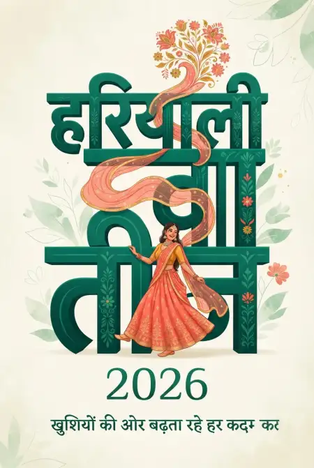 hariyali teej 2026 wishes - Happy Hariyali Teej 2026