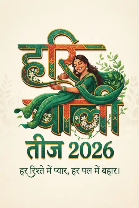 hariyali teej wishes for mother 2026 - Happy Hariyali Teej 2026