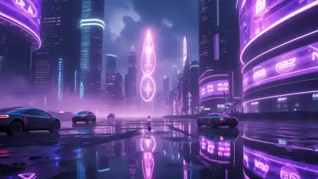 HD City Skyline Desktop Wallpaper - Free Wall Download
