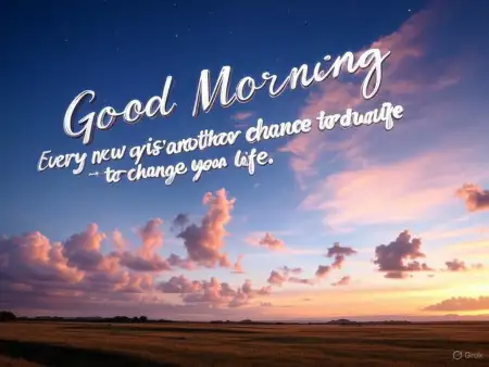 HD Good Morning Image With Blue Sky And Clouds - Free Related Blue Image