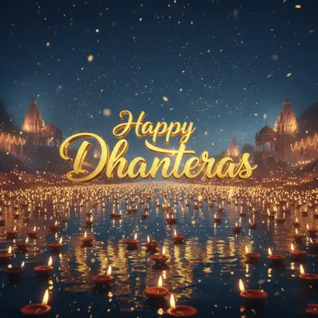 Hd Happy Dhanteras Diya And Candle Images - Free Happy Dhanteras Download