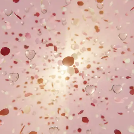 Heart Confetti Valentines Day Background Hd - Free Happy Valentines Day Background Hd Download