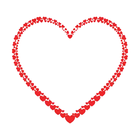 heart outline png transparent