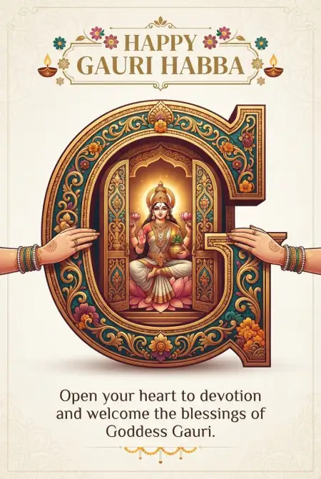 heart touching gauri habba quotes 2026 - Happy Gauri Habba Wishes 2026