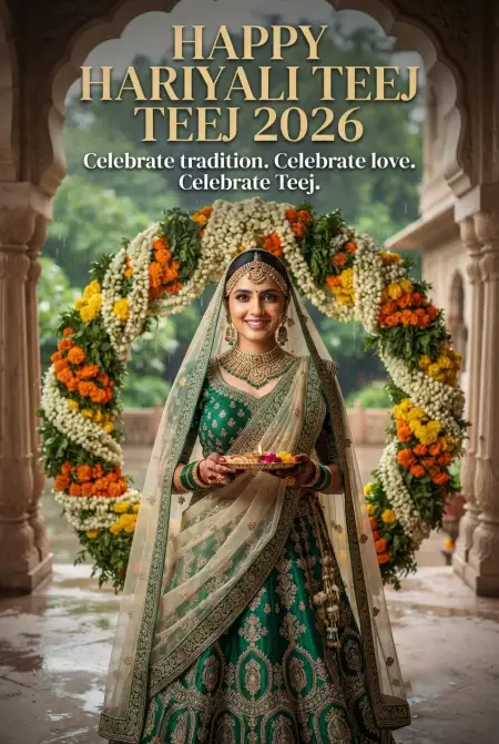 heart touching hariyali teej wishes for husband 2026 - Happy Hariyali Teej 2026