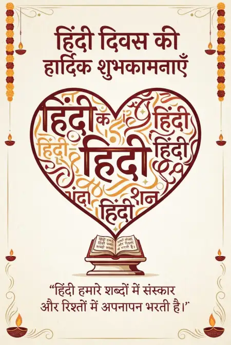 heart touching hindi diwas wishes 2026 - Happy Hindi Diwas Wishes 2026