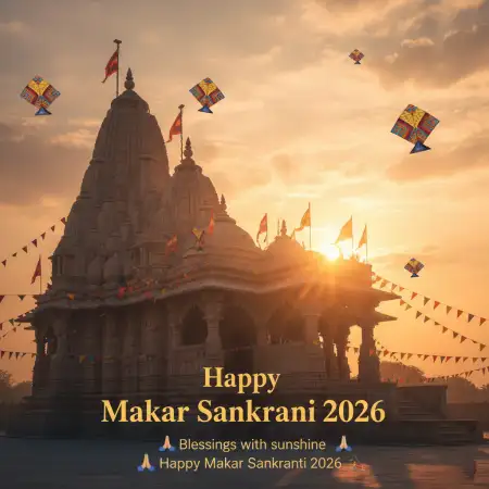 Heart Touching Makar Sankranti 2026 Wishes - Free Heart Download
