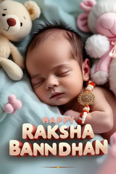 Heart Touching Rakhi Lines For Small Kids - Free Happy Raksha Bandhan Wishes For Children Download