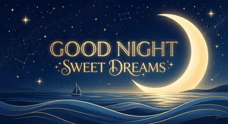 Free Heartfelt Good Night Sweet Dreams Quotes Image Download