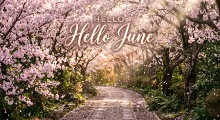 Hello June Inspirational Greeting Images - Free Hello June Download