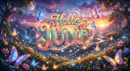 Hello June Positive Energy Wallpaper - Free Hello June Download