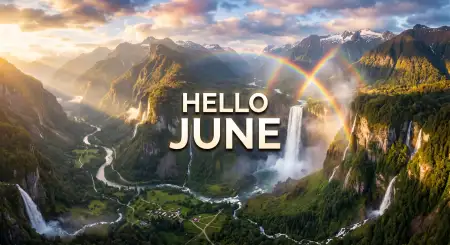 Hello June Positive Thinking Wallpaper - Free Hello June Download
