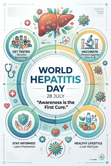 Hepatitis C Awareness Social Media Post - Free World Hepatitis Day 2026 Download